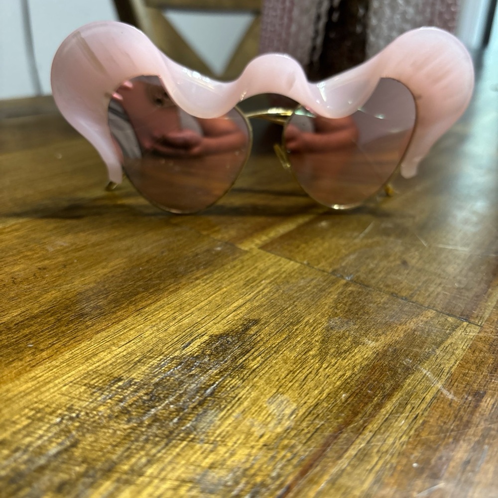 Retro Pink Mirrored Sunglasses